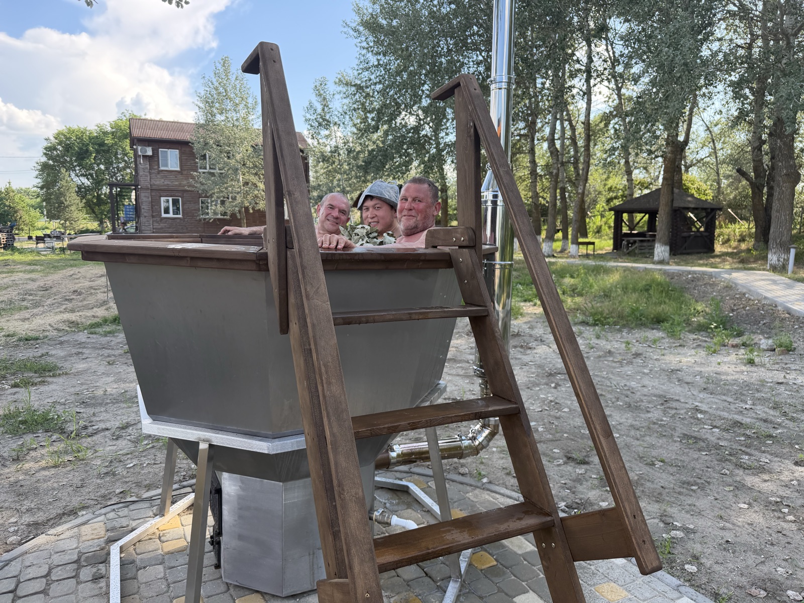 Купель на дровах